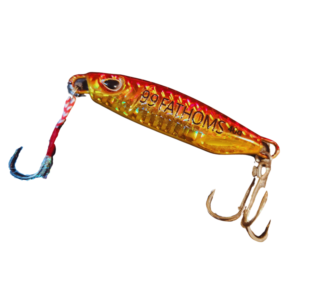 fish chasing jig lure casting Casting jig, 40g, – 99fathomsfishing